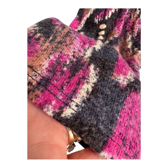 NZT Sweet Dreams Long Sleeve Printed Vines Popover Top  Nic + Zoe Pink Multi - Picture 7 of 15